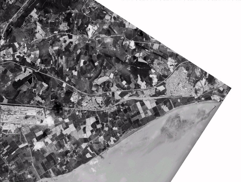 View from a Russian spy satellite taken in May 1989.